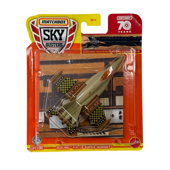 Matchbox Sky Busters Boeing F/A-18 Super Hornet Diecast Jet – New - Picture 1 of 3